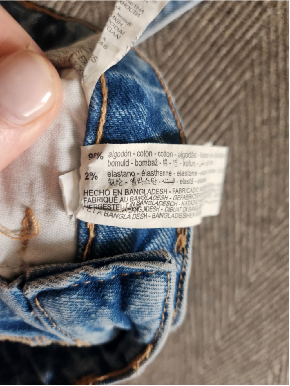 Zara Denim Jean Shorts Size 2 - Picture 7 of 8